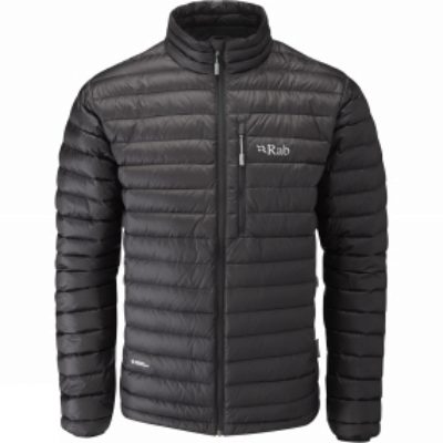 Rab Mens Microlight Jacket Black/Shark Rab Mens Microlight Jacket Black/Shark